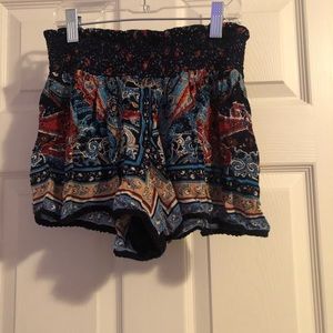 flowy shorts (store unknown)